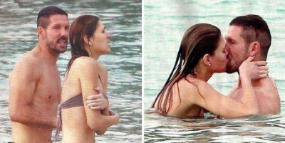 Las vacaciones mimosas del Cholo Simeone junto a su nueva novia en el Caribe