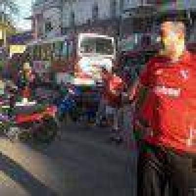 El festejo de los hinchas de Independiente en Resistencia