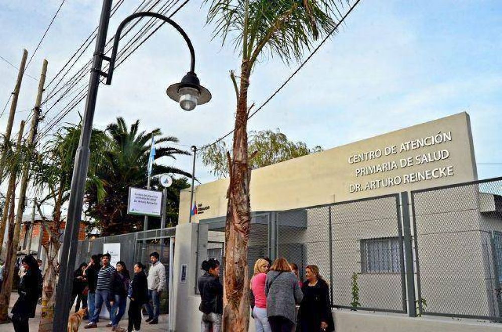 Luis Andreotti inaugur� el Nuevo Centro de Salud Reinecke