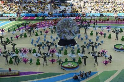 Brasil ya vive su fiesta: con la ceremonia inaugural, el Mundial dio el puntapi� inicial