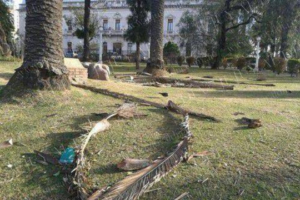 Fort�simas r�fagas de viento azotaron nuestra ciudad esta madrugada