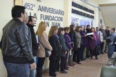 El Coro de la UNSJ, en la Obra Social Provincia, por los festejos de la Fundaci�n de San Juan