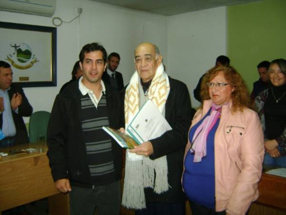 Juann Lucero fue nombrado ciudadano ilustre en Juana Koslay