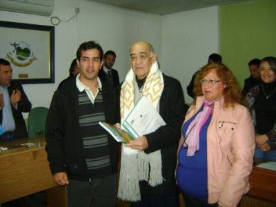 Juan�n Lucero fue nombrado ciudadano ilustre en Juana Koslay