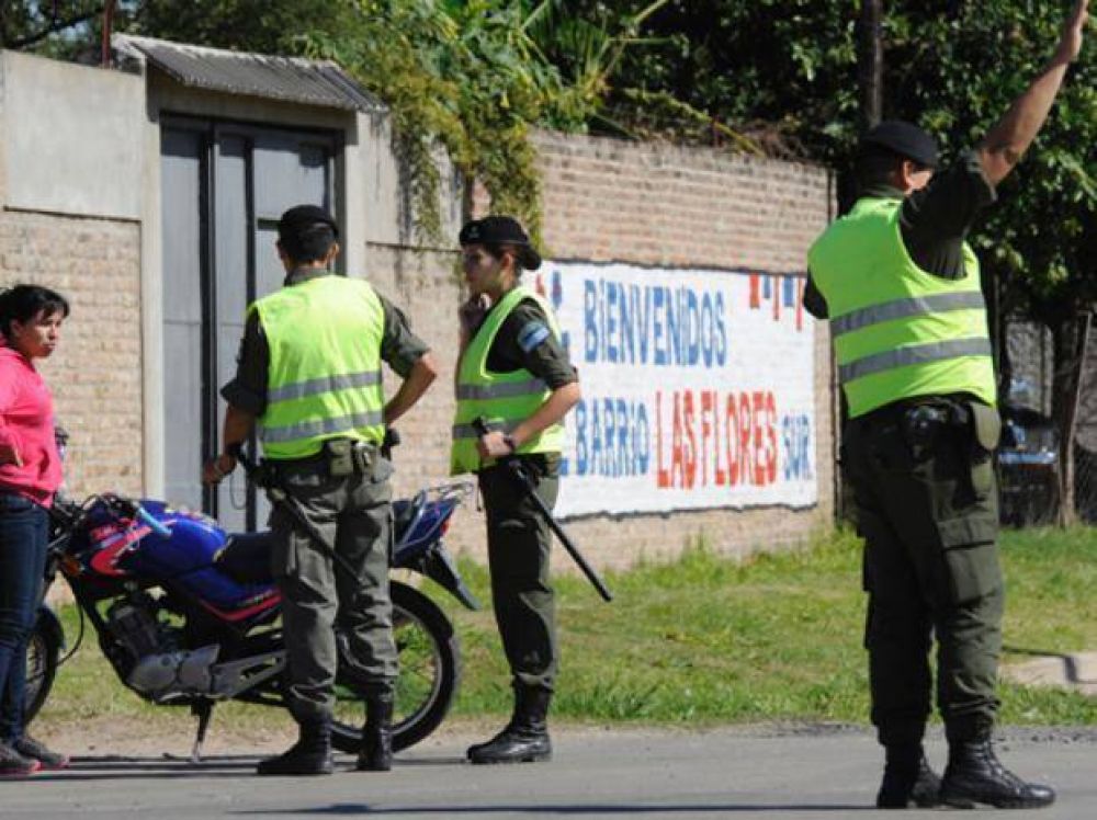 Gendarmer�a se fue de Las Flores y en su lugar volvi� la polic�a local