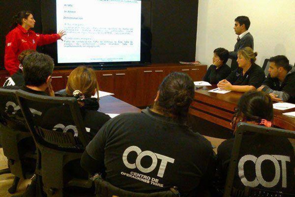 El Centro de Operaciones Tigre capacit� a su personal 