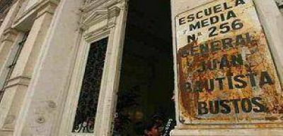 Preocupaci�n por el edificio de la escuela Juan B� Bustos