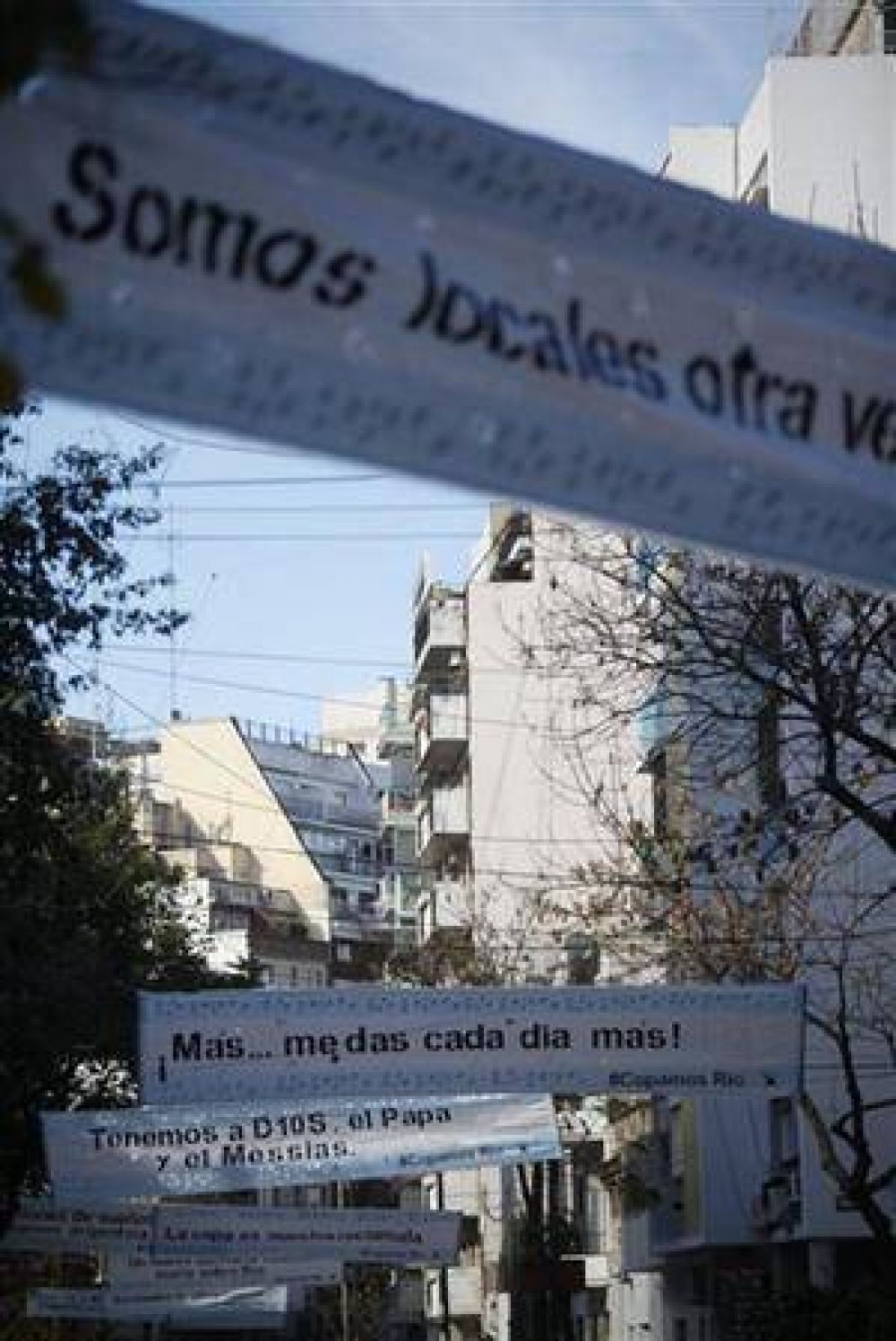La fiebre mundialista lleg� a las calles de Caballito