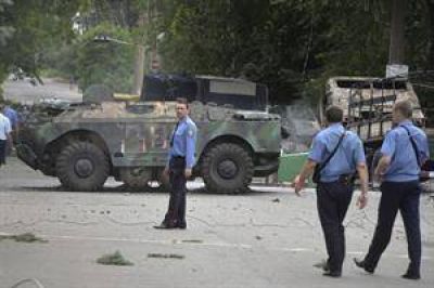 Mueren al menos 49 personas en un avi�n militar derribado en Ucrania