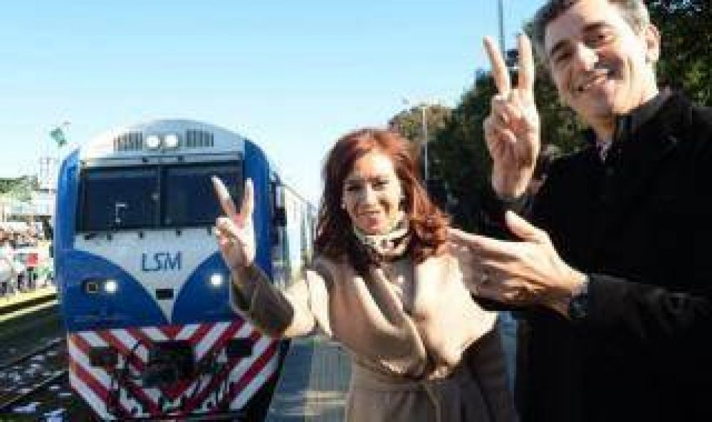 Cristina anunci� en Pilar convenios con China para el tren Belgrano Cargas
