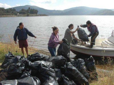 Juntaron m�s de 25 toneladas de basura en el Cabra Corral