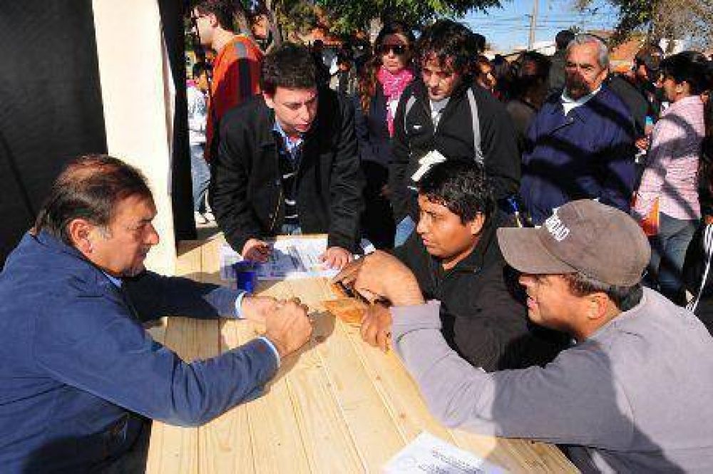 �En la visita al barrio hay un antes y un despu�s�