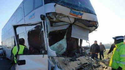 Chocan 10 veh�culos en la Autopista Buenos Aires - Rosario: hay un muerto