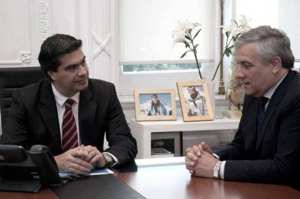 Capitanich se reuni� con el vicepresidente de la Comisi�n Europea