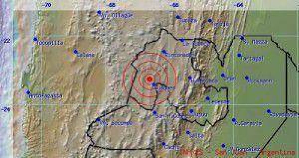 Ayer domingo se registraron dos sismos en Jujuy