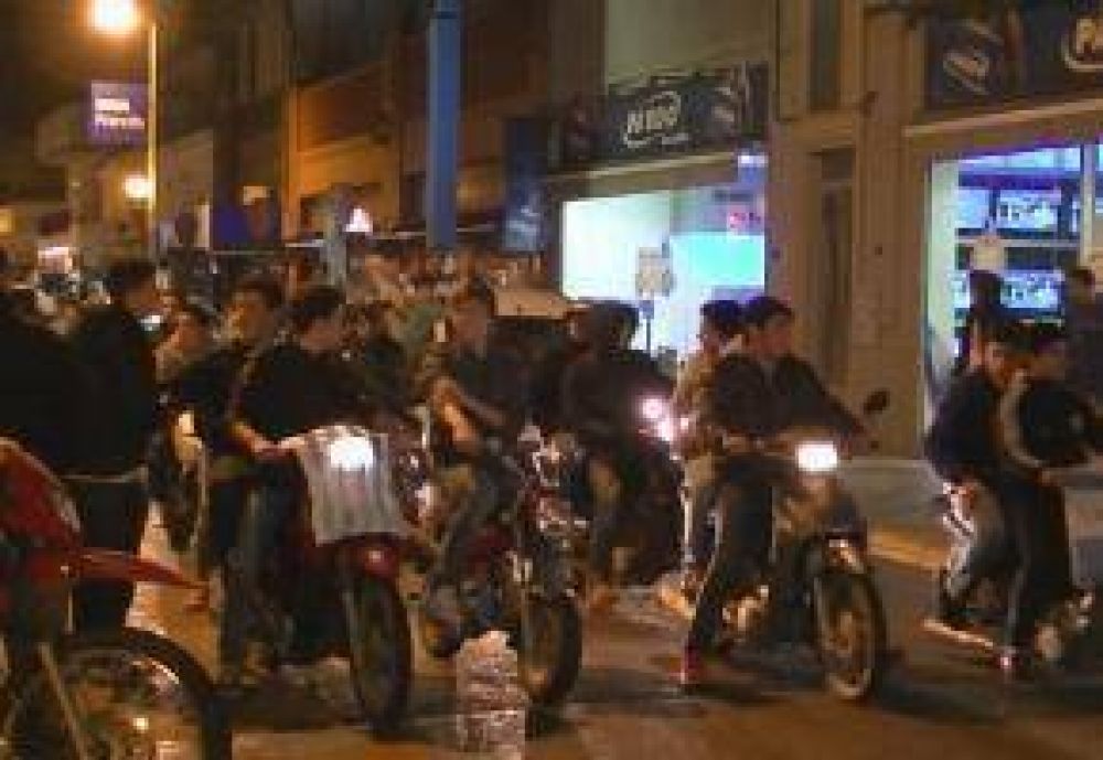 San Pedro tambi�n festeja la victoria de Argentina