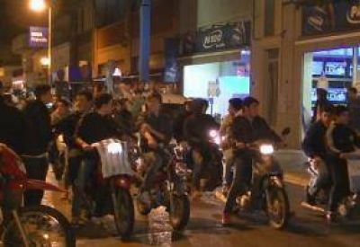 San Pedro tambi�n festeja la victoria de Argentina