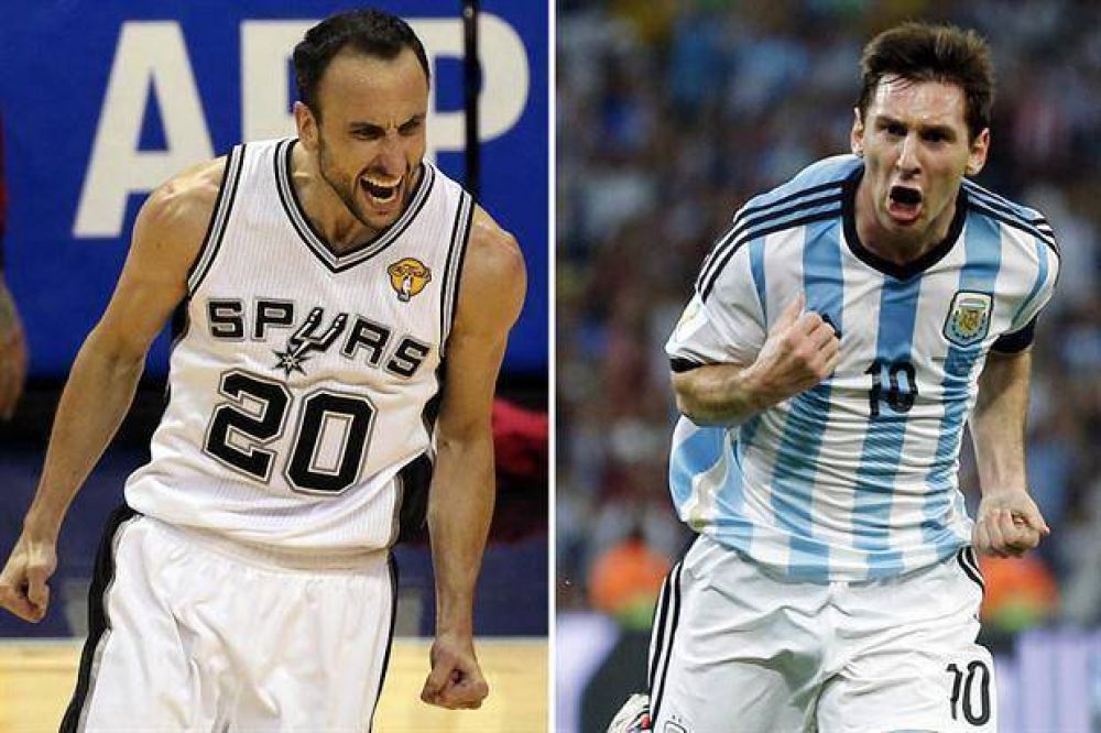 Manu Ginbili, campen, y Lionel Messi, goleador: dos argentinos de los que habla todo el mundo