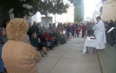 Se ofici� la tradicional misa por el D�a del Padre