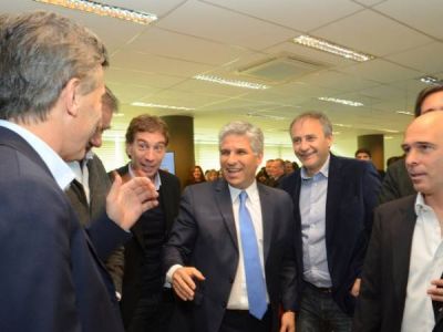 Chiste cordob�s durante la visita de Macri a San Luis