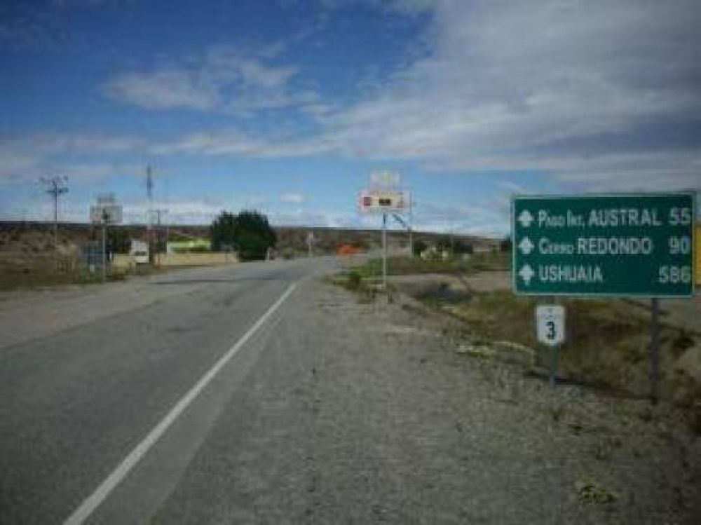 Corte de ruta por cami�n volcado