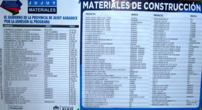 Precios cuidados para los corralones: Las listas comienzan a exhibirse hoy