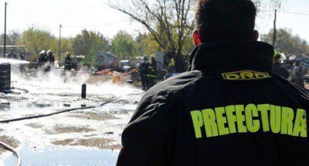 Ardi� un dep�sito clandestino de combustible