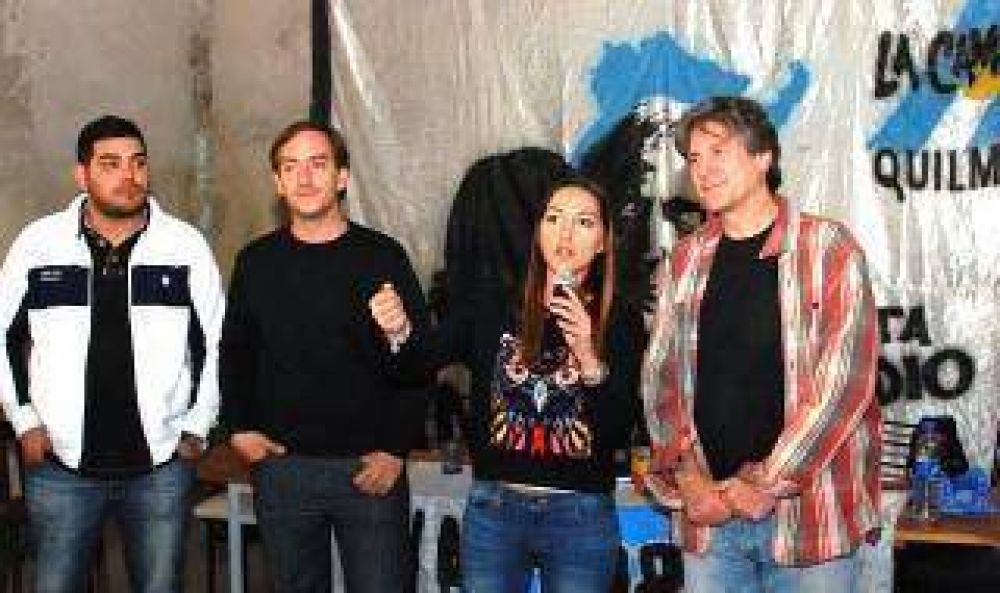 Boudou particip� de un plenario de militantes en Quilmes