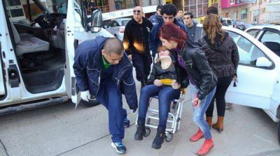 Joven herida tras violento choque en el descenso de la San Mart�n