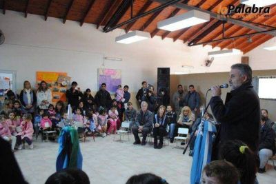 Inauguraron ampliaci�n del Jard�n de Infantes N� 905