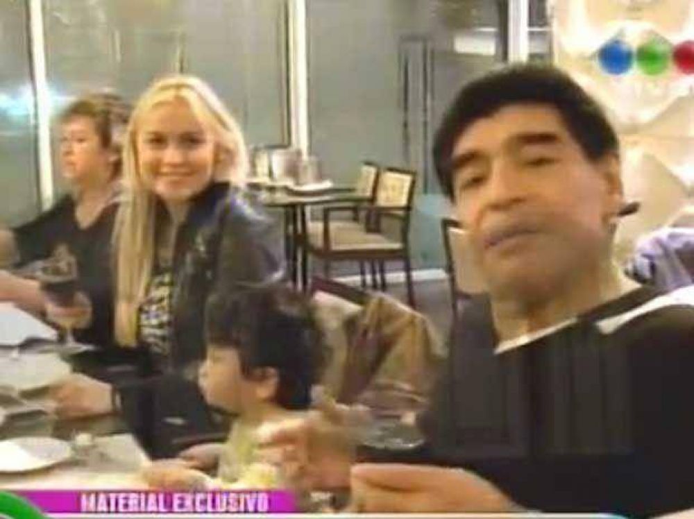 Diego Maradona: �Mi hijo es un �ngel, estoy orgulloso�
