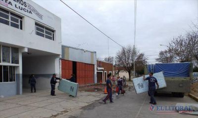 Santa Luc�a: evacuados por la creciente reciben el Desarrollo Social de la Naci�n