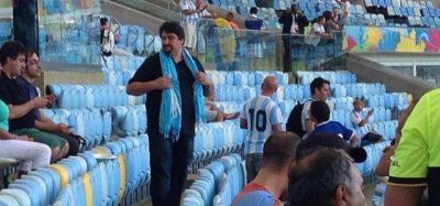 Capitanich fue recibido en Corrientes por el gobernador kk de Misiones, tras su llegada del Maracan�