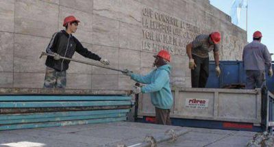 Preparativos por el D�a de la Bandera