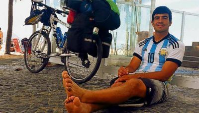 �Lucacha�, de C�rdoba a R�o de Janeiro en bicicleta