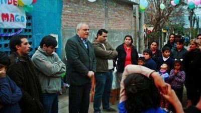 Masso visit� un barrio marginal por un estudio sobre desnutrici�n infantil
