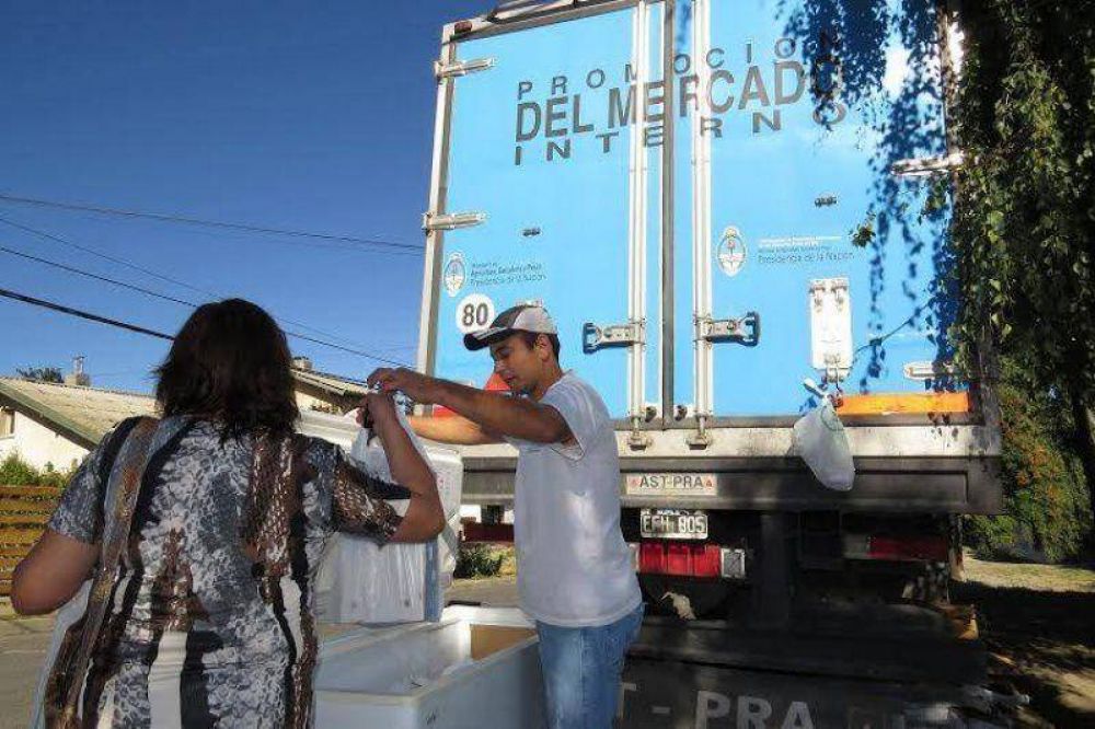 Pescados, quesos, empanados de pollo y carne a precios populares
