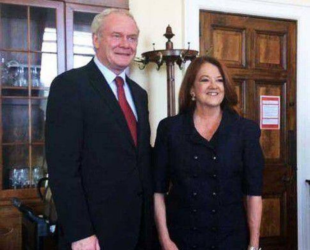 Buena recepci�n: Alicia Castro realiz� una visita oficial a Irlanda del Norte