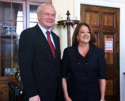 Buena recepci�n: Alicia Castro realiz� una visita oficial a Irlanda del Norte