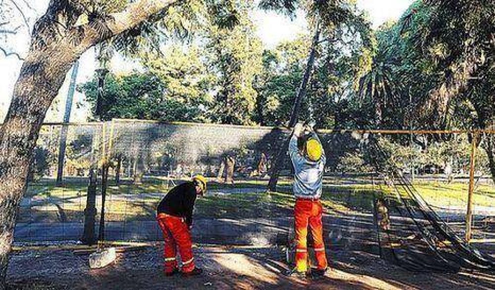 Comenzaron las obras en Parque Lezama