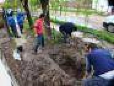Jose C. PAz: El Municipio y ABSA dando soluciones en el Barrio San Luis