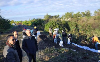 El Intendente recorri� las obras de prevenci�n