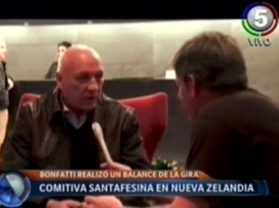 Antonio Bonfatti hizo un balance de la gira por Nueva Zelanda