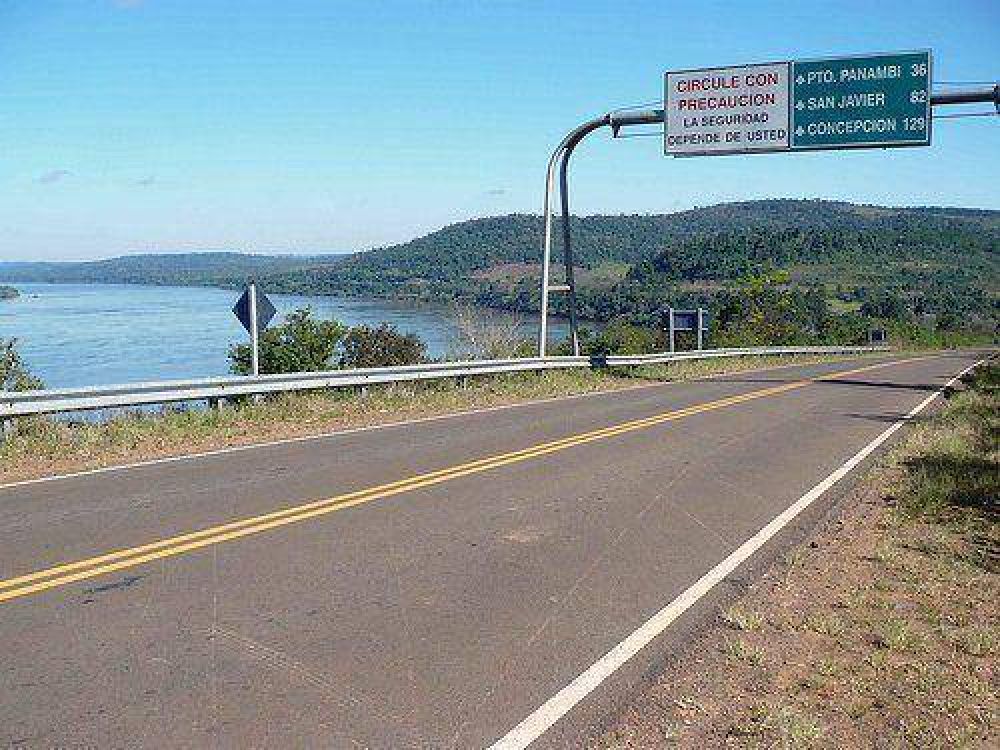 Restringen la circulaci�n del tr�nsito pesado entre San Javier y Alba Posse sobre la ruta Costera 2