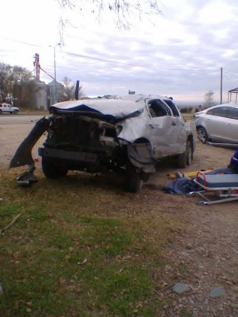 Cinco heridos tras un fuerte choque en la autopista de las Serran�as Puntanas