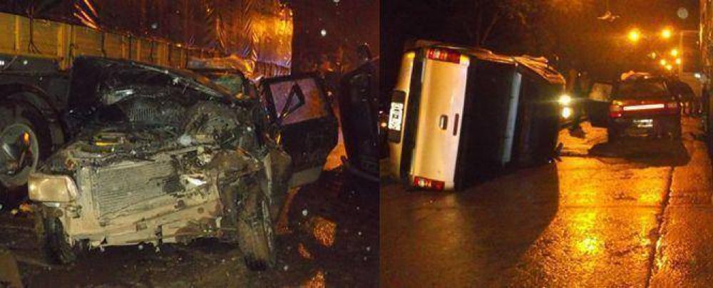 En Salvador Mazza chocaron una camioneta y un auto