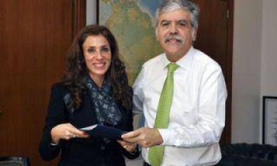 De Vido y la gobernadora analizaron las obras que se realizan en Santiago