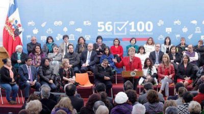 Bachelet dice haber cumplido el 91% de las medidas prometidas