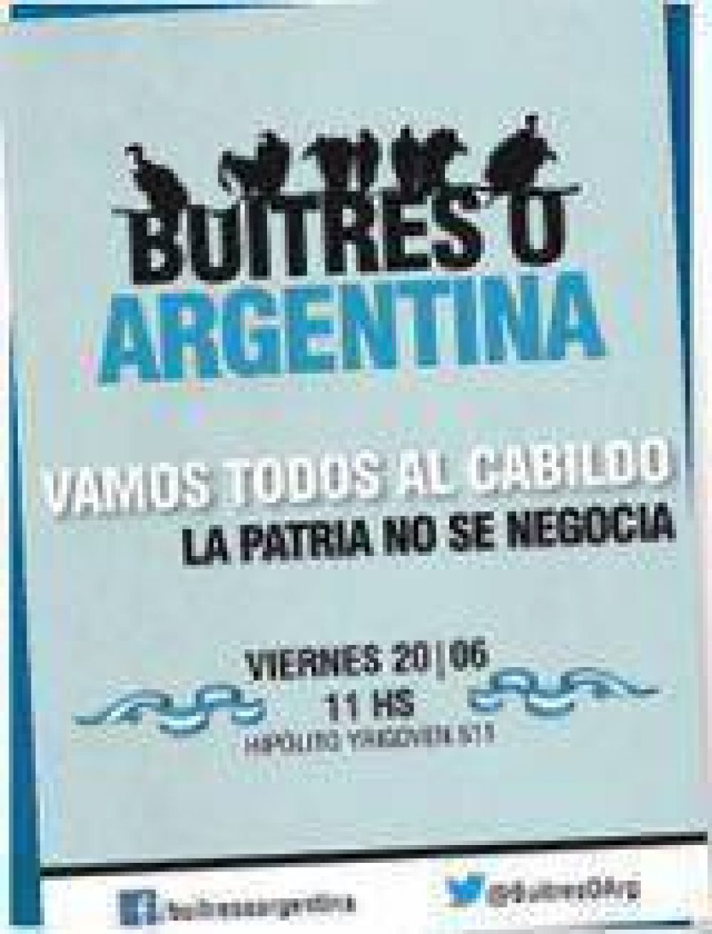 Buitres: Cristina con tono cauto igual env�a alerta antiembargo