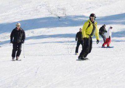Con nieve en las pistas, se inici� la temporada invernal 